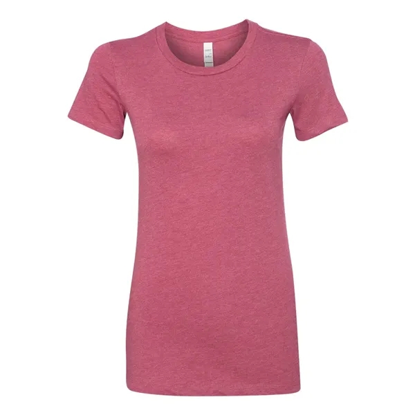 Women's cotton t-shirt with longer length body and shoulder taping. Blank... from ASI 84358 S&S Activewear