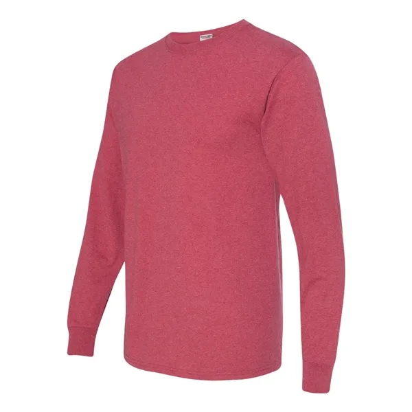 Adult long sleeve 5.6 oz. 50% cotton / 50% polyester t-shirt.... from ASI 84358 S&S Activewear