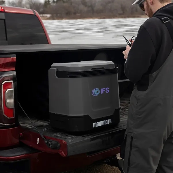 34-quart AC/DC cooler plugs into a standard wall outlet or a... from ASI 46170 Compass Industries Inc