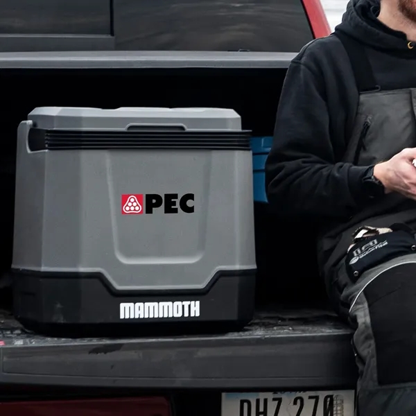 34-quart AC/DC cooler plugs into a standard wall outlet or a... from ASI 46170 Compass Industries Inc