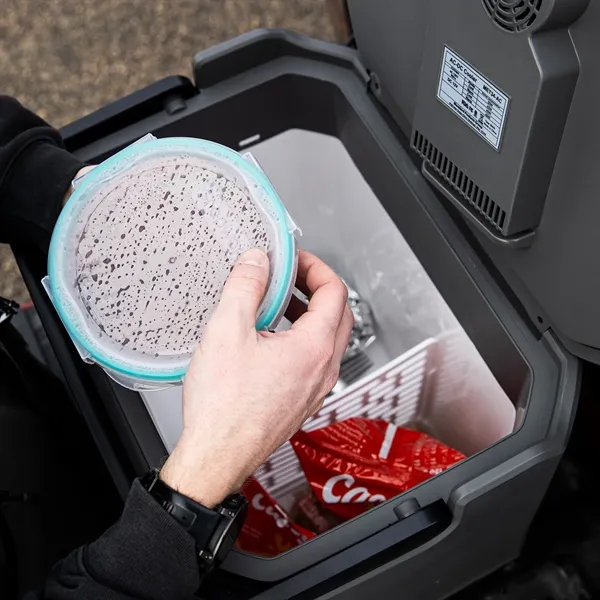 34-quart AC/DC cooler plugs into a standard wall outlet or a... from ASI 46170 Compass Industries Inc