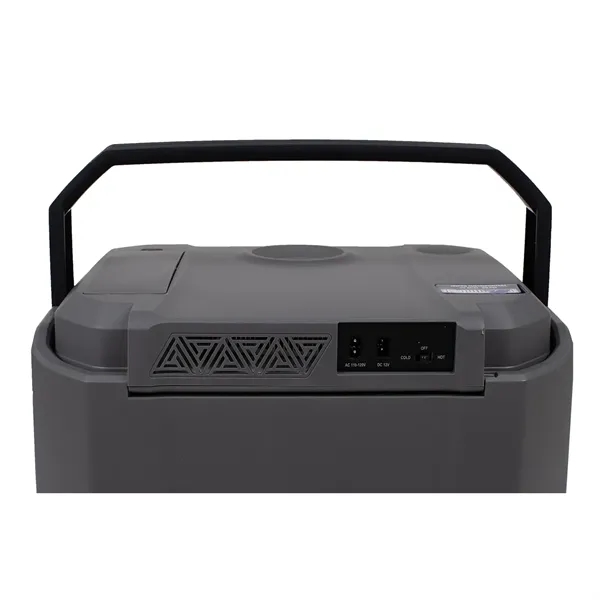 34-quart AC/DC cooler plugs into a standard wall outlet or a... from ASI 46170 Compass Industries Inc