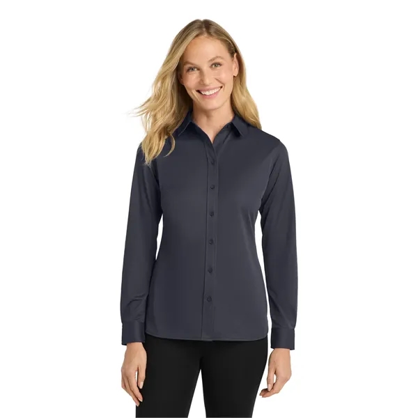 Port Authority Ladies Dimension Knit Dress Shirt.... from ASI 84863 SanMar