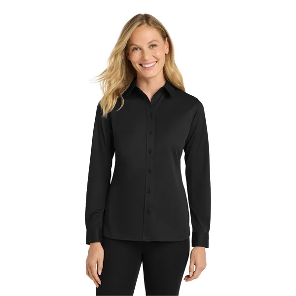 Port Authority Ladies Dimension Knit Dress Shirt.... from ASI 84863 SanMar