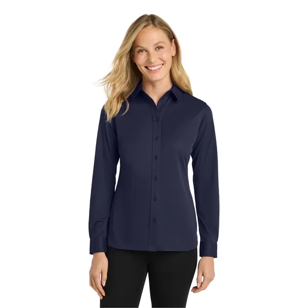Port Authority Ladies Dimension Knit Dress Shirt.... from ASI 84863 SanMar