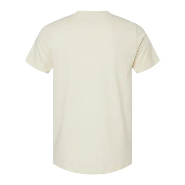 Adult short sleeve v-neck t-shirt with hemmed sleeves. Blank product.... from ASI 84358 S&S Activewear