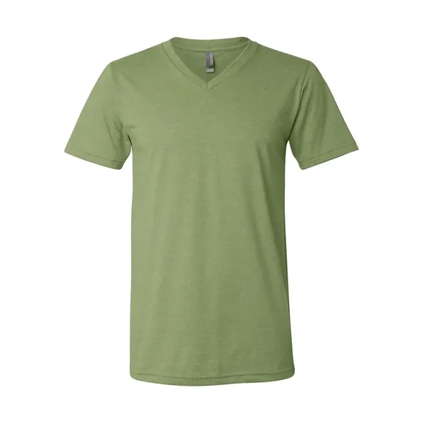 BELLA + CANVAS Unisex Heather CVC V-Neck Tee... from ASI 84358 S&S Activewear