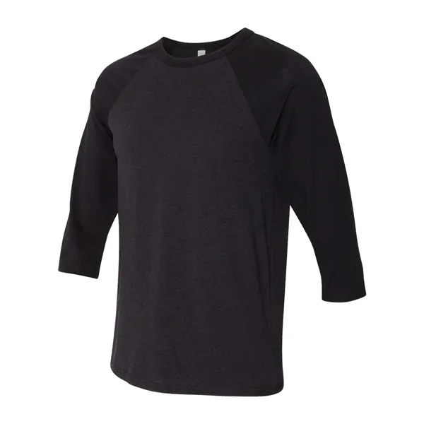 Unisex three-quarter sleeve baseball T-shirt with a retail fit, side seams,... from ASI 84358 S&S Activewear
