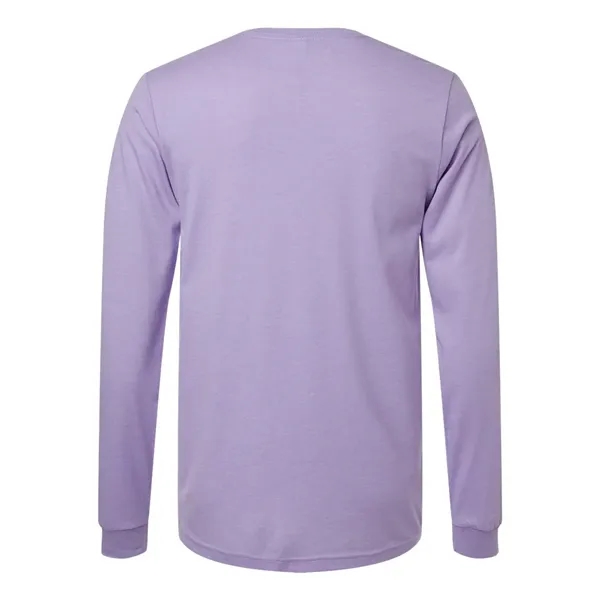 BELLA + CANVAS Unisex Heather CVC Long Sleeve Tee... from ASI 84358 S&S Activewear