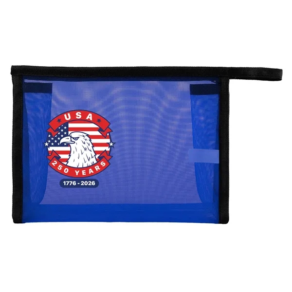 Patriotic Mesh Toiletry Bag... from ASI 30208 A P Specialties / AP Specialties