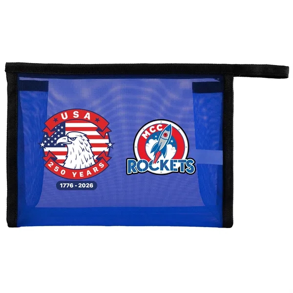 Patriotic Mesh Toiletry Bag... from ASI 30208 A P Specialties / AP Specialties
