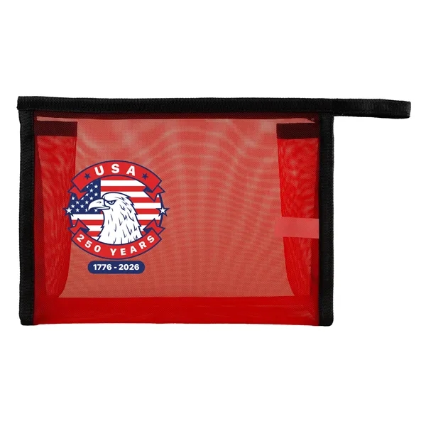 Patriotic Mesh Toiletry Bag... from ASI 30208 A P Specialties / AP Specialties