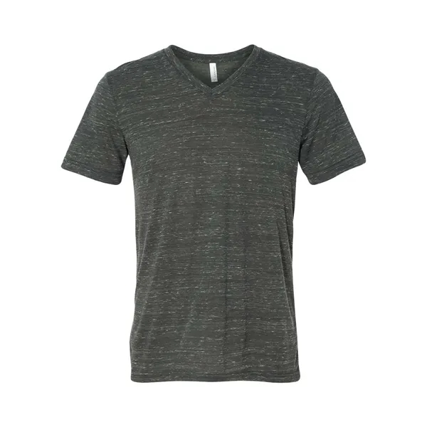 BELLA + CANVAS Unisex Textured Jersey V-Neck Tee... from ASI 84358 S&S Activewear