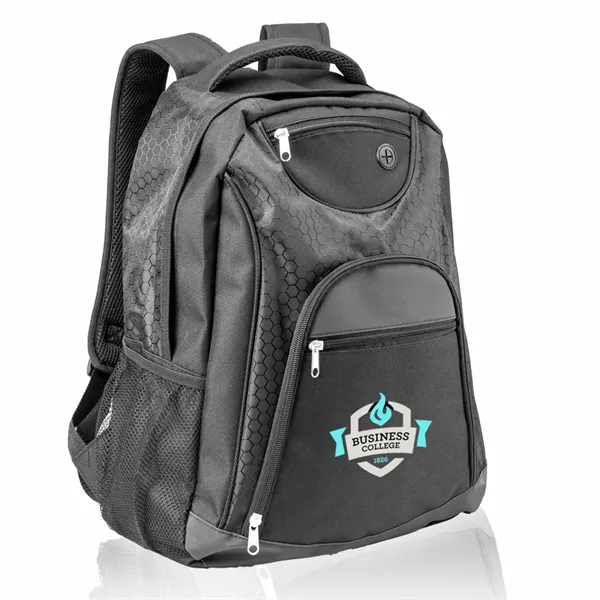 600 PU polyester backpacks with plenty of storage including a foam... from ASI 39552 BEL Promo