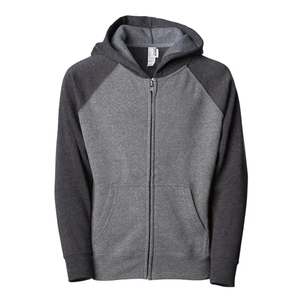 Youth Lightweight Special Blend Raglan Zip Hood... from ASI 84358 S&S Activewear