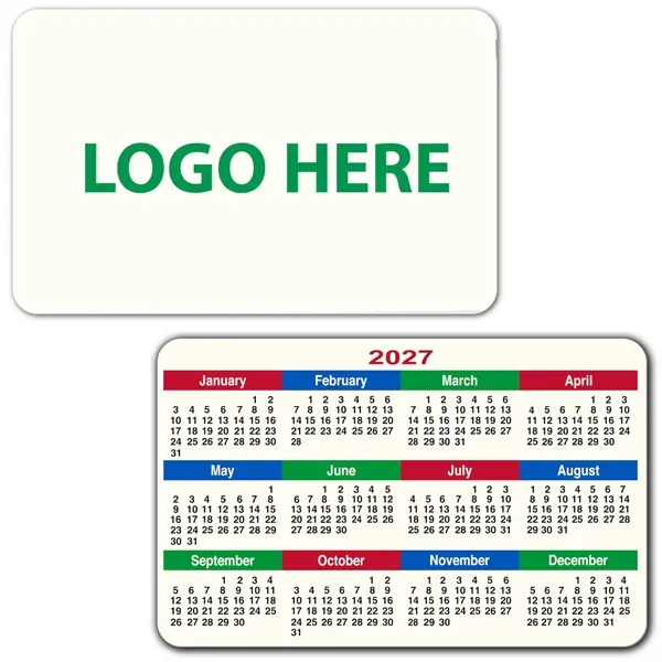 This 30 mil Plastic Credit Card Size Calendar is a 12... from ASI 57956 Graphco line