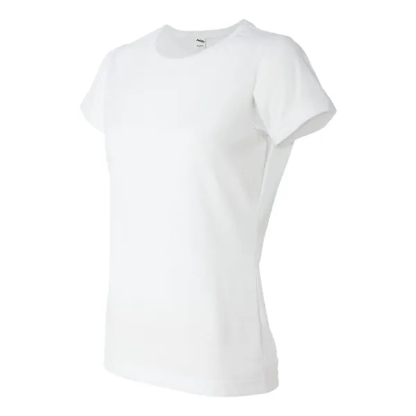 Women's sublimation tee made of 100% polyester with a rib collar... from ASI 84358 S&S Activewear