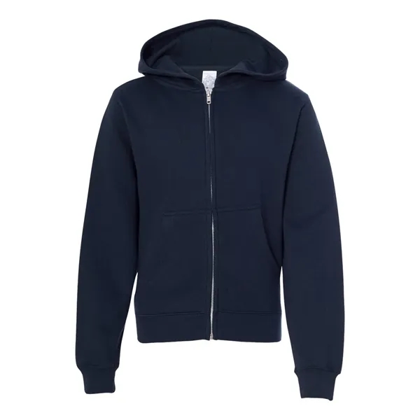 Youth Midweight Hooded Full-Zip Sweatshirt.... from ASI 84358 S&S Activewear