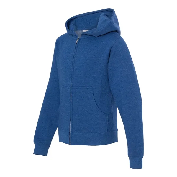 Youth Midweight Hooded Full-Zip Sweatshirt.... from ASI 84358 S&S Activewear