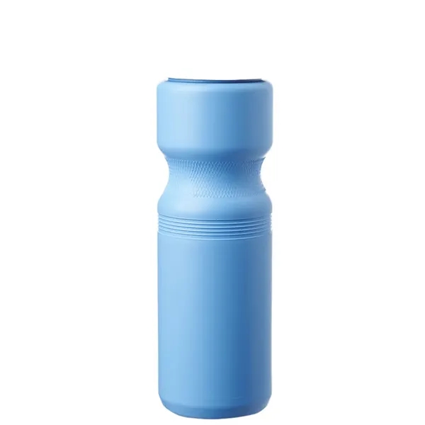 Plastic water bottle molded from recycled high density polyethylene with a... from ASI 39552 BEL Promo
