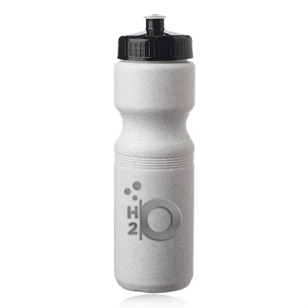Plastic water bottle molded from recycled high density polyethylene with a... from ASI 39552 BEL Promo