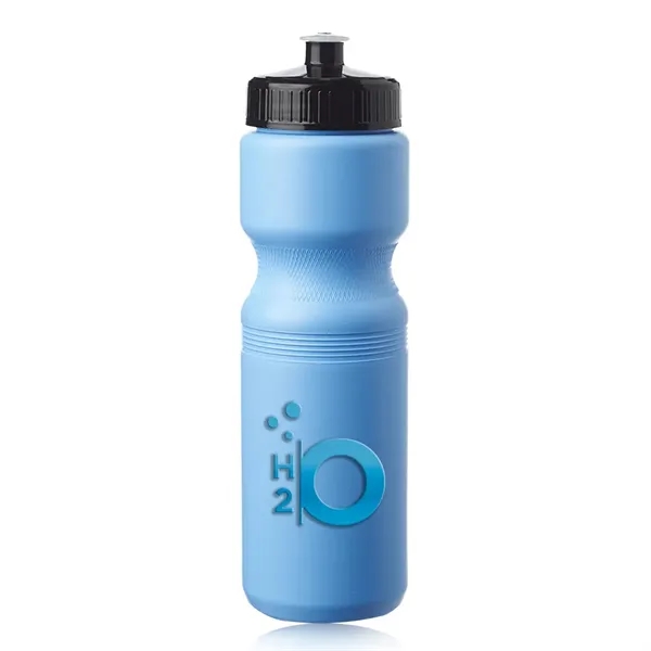 Plastic water bottle molded from recycled high density polyethylene with a... from ASI 39552 BEL Promo