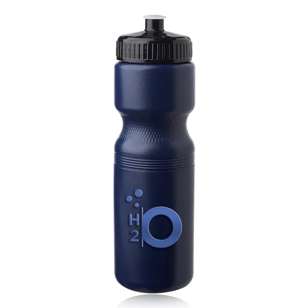 Plastic water bottle molded from recycled high density polyethylene with a... from ASI 39552 BEL Promo