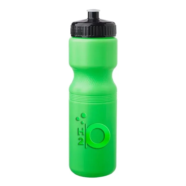 Plastic water bottle molded from recycled high density polyethylene with a... from ASI 39552 BEL Promo