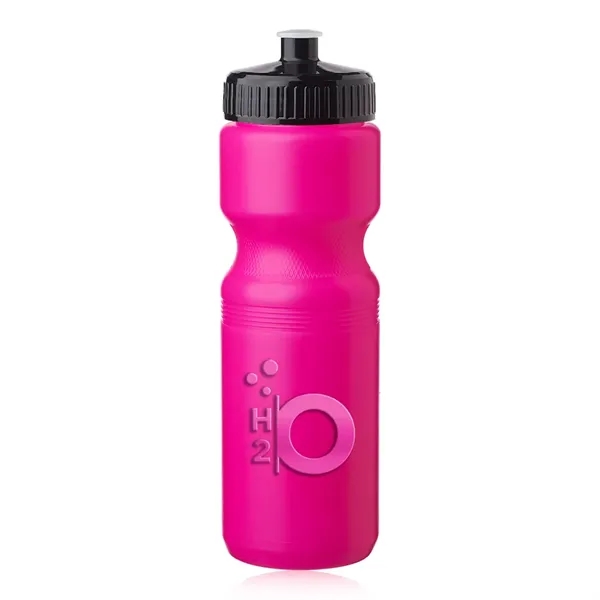 Plastic water bottle molded from recycled high density polyethylene with a... from ASI 39552 BEL Promo