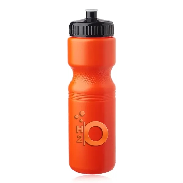 Plastic water bottle molded from recycled high density polyethylene with a... from ASI 39552 BEL Promo