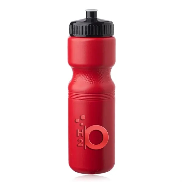 Plastic water bottle molded from recycled high density polyethylene with a... from ASI 39552 BEL Promo