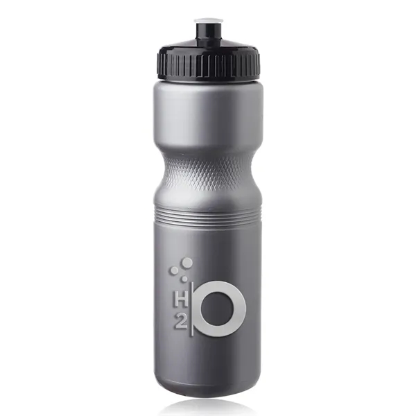 Plastic water bottle molded from recycled high density polyethylene with a... from ASI 39552 BEL Promo
