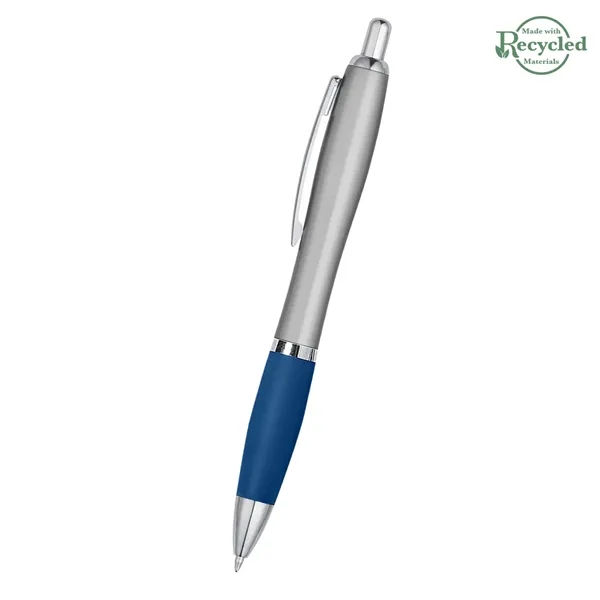 Ballpoint pen with plunger action and rubberized grip.... from ASI 61125 Hit Promotional Products / Hit®