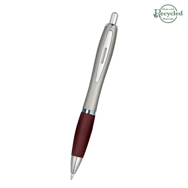 Ballpoint pen with plunger action and rubberized grip.... from ASI 61125 Hit Promotional Products / Hit®