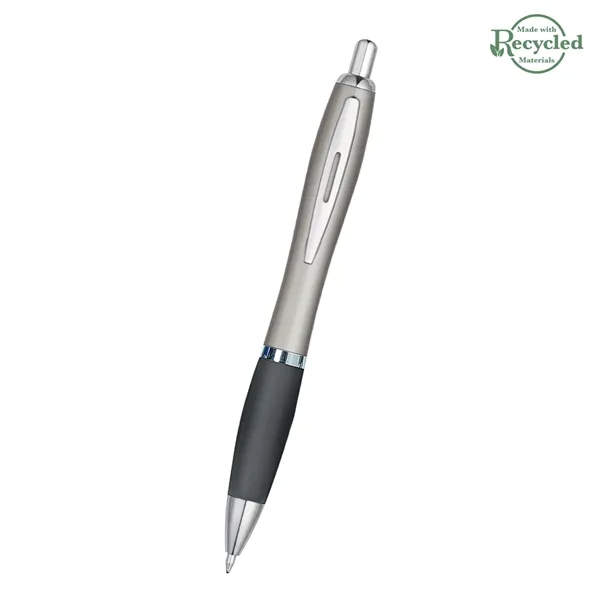 Ballpoint pen with plunger action and rubberized grip.... from ASI 61125 Hit Promotional Products / Hit®