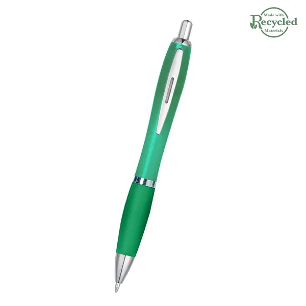 Ballpoint pen with plunger action and rubberized grip.... from ASI 61125 Hit Promotional Products / Hit®