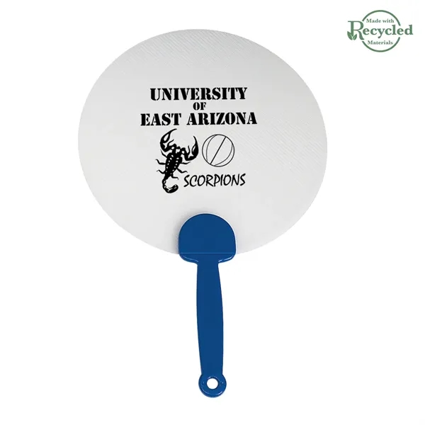 Plastic hand fan with large imprint area.... from ASI 61125 Hit Promotional Products / Hit®