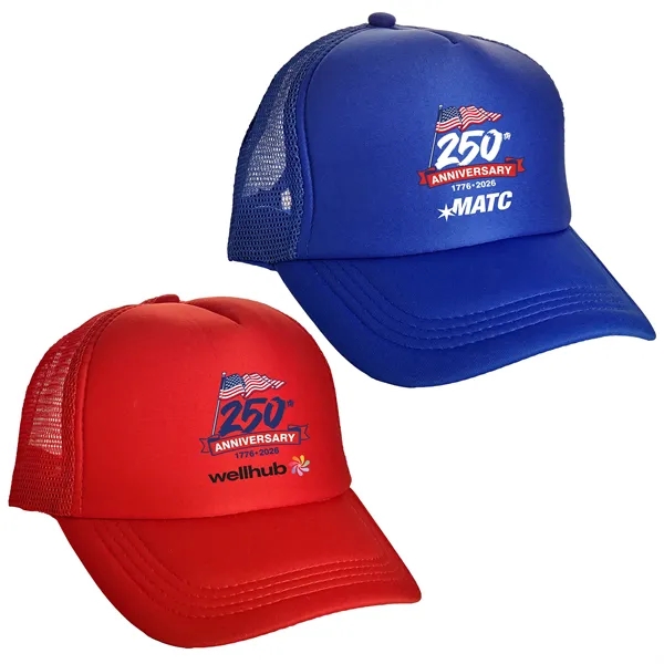 Patriotic Foam Trucker Hat... from ASI 30208 A P Specialties / AP Specialties