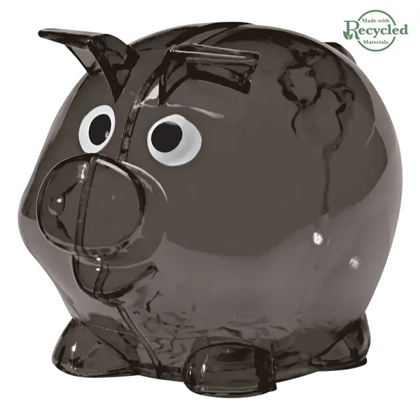 Plastic bank with removable plug for coin retrieval.... from ASI 61125 Hit Promotional Products / Hit®