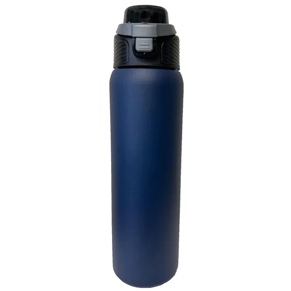 Stainless Straw Vacuum Bottle/Flask w/2 Tone Lid, 30 Oz.... from ASI 36988 Artek USA Inc