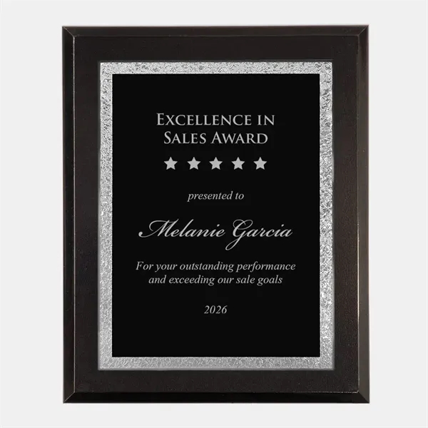Blackwood Plaque, available in 3 sizes. Personalize this piece by engraving... from ASI 47791 Best Deal Awards