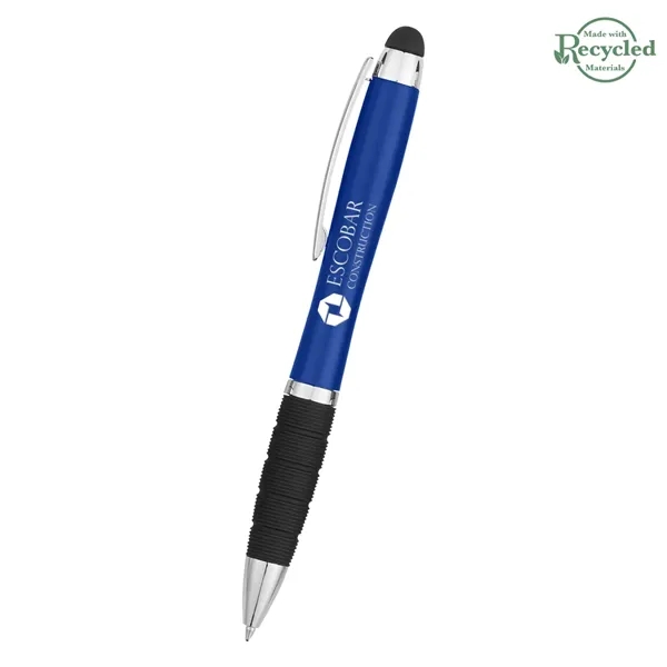 Twist-action pen with a light, stylus, and rubber grip for better... from ASI 61125 Hit Promotional Products / Hit®
