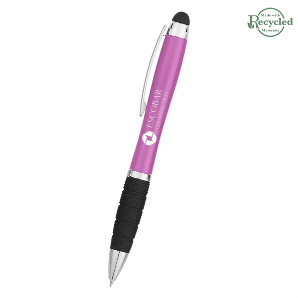 Twist-action pen with a light, stylus, and rubber grip for better... from ASI 61125 Hit Promotional Products / Hit®