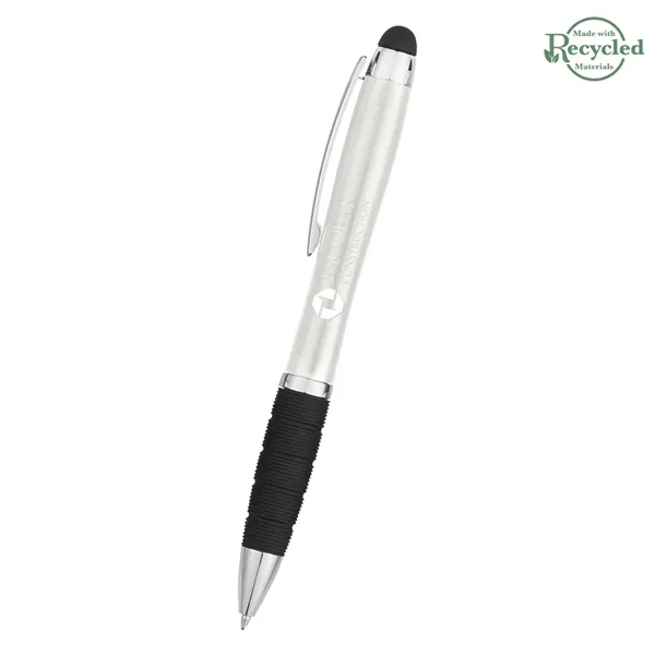 Twist-action pen with a light, stylus, and rubber grip for better... from ASI 61125 Hit Promotional Products / Hit®