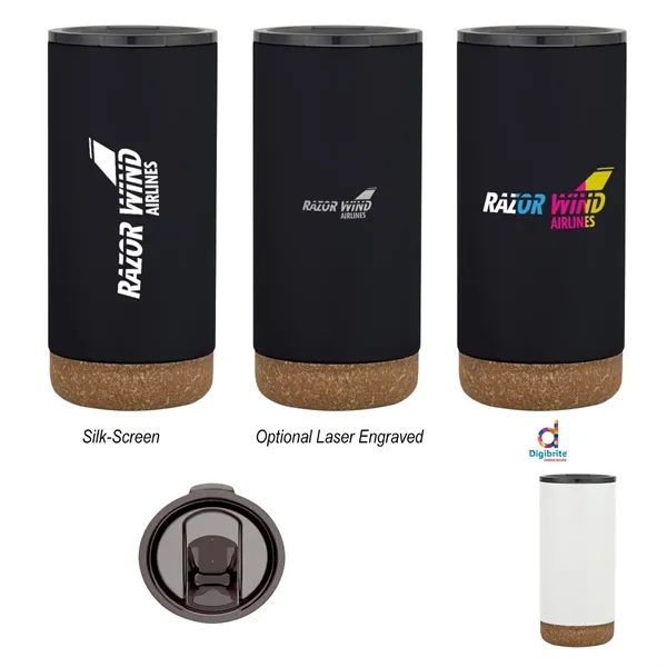 16 oz. double-wall, vacuum insulated, stainless steel tumbler with a lid... from ASI 61125 Hit Promotional Products / Hit®