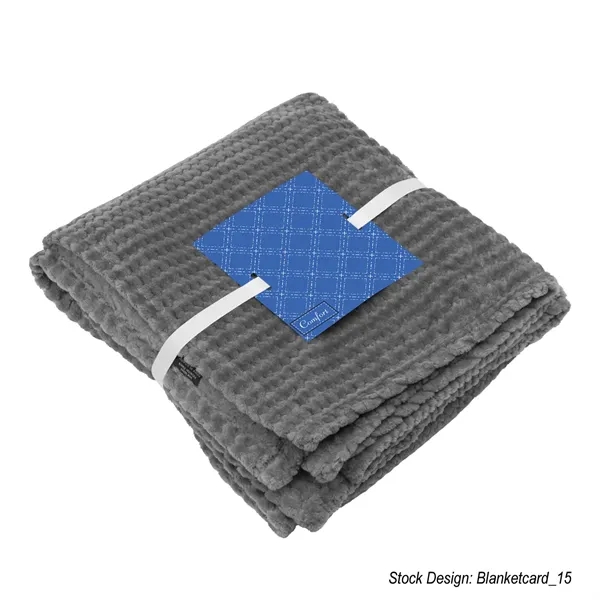 Cozy plush blanket made of 100% polyester and measuring 60" x... from ASI 61125 Hit Promotional Products / Hit®