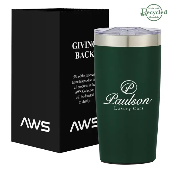20 oz. AWS two-tone Himalayan tumbler for taking a drink wherever... from ASI 61125 Hit Promotional Products / Hit®
