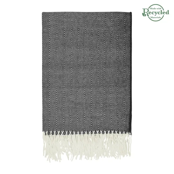 Eastport herringbone blanket for cozying up on the couch or adding... from ASI 61125 Hit Promotional Products / Hit®