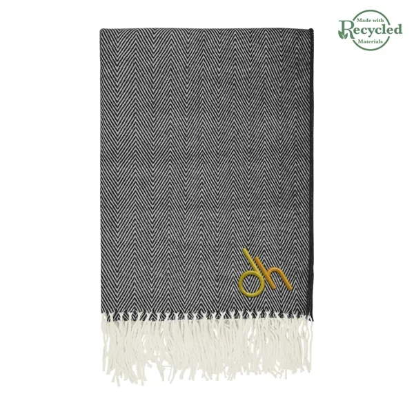 Eastport herringbone blanket for cozying up on the couch or adding... from ASI 61125 Hit Promotional Products / Hit®