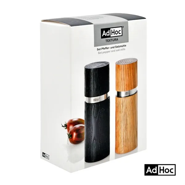 AdHoc® Textura Salt & Pepper Mill Set - 6"... from ASI 84592 St Regis Group